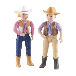 FISHER PRICE LOVING FAMILY DOLLHOUSE WESTERN STYLE RIDERS MADISON COWGIRL QA116 