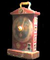 no. 998 Music Box Teaching Clock © '62-68 Fisher-Price Toys
