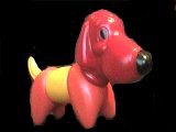 Tupperware Zoo-It-Yourself Dog. Approximately 6'' high.