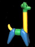 Tupperware Zoo-It-Yourself Giraffe.  Approximately 12 1/2'' high.